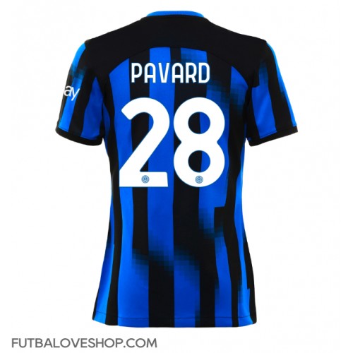 Dres Inter Milan Benjamin Pavard #28 Domáci pre Ženy 2023-24 Krátky Rukáv